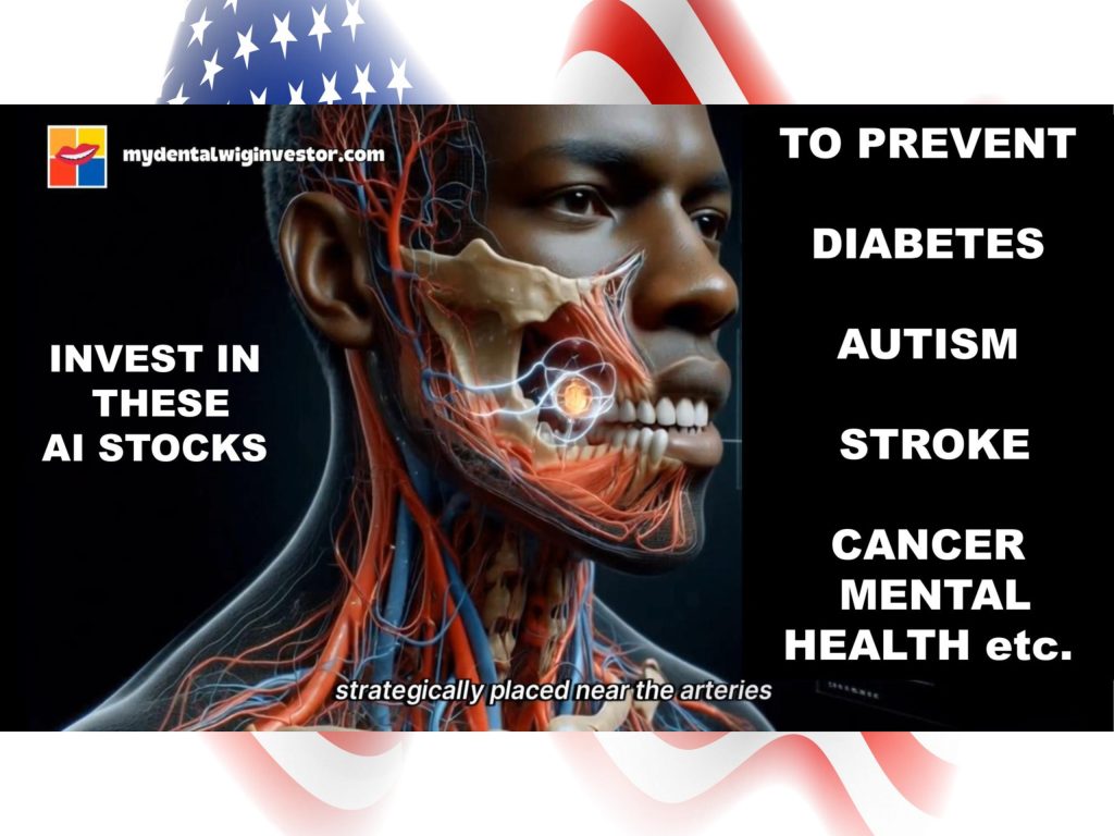 Proudly Made In USA AI Powered Dental Implanted Chip Placed Near The Arteries, To Prevent stroke, diabetes, seizures, autism, mental health etc. image