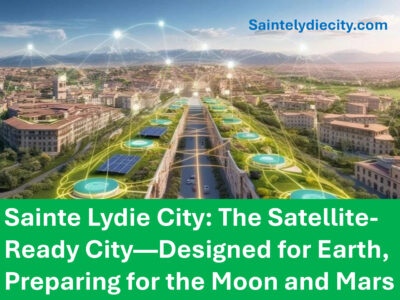 Sainte Lydie City: The Satellite-Ready City—Designed for Earth, Preparing for the Moon and Mars